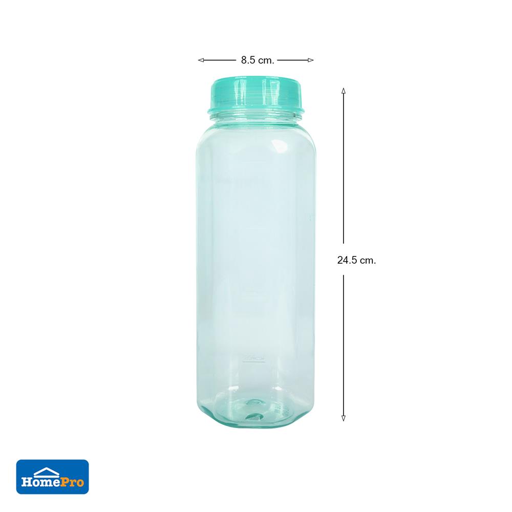 ขวดน้ำพลาสติก PET KECH PASTEL 8142 1.2 ลิตร สีเขียว