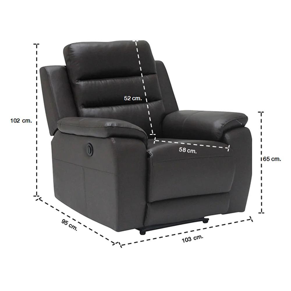 RECLINER SB FURNITURE NASANTO สีน้ำตาล
