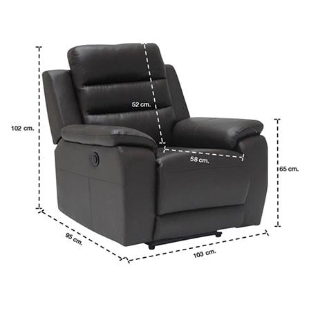 RECLINER SB FURNITURE NASANTO สีน้ำตาล_5
