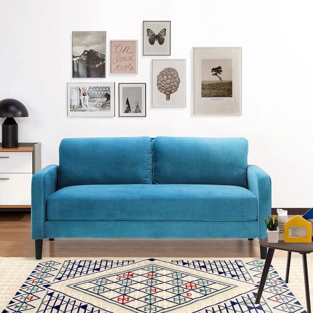 โซฟา 2 ที่นั่ง SB FURNITURE MEAN VT01 สีฟ้า