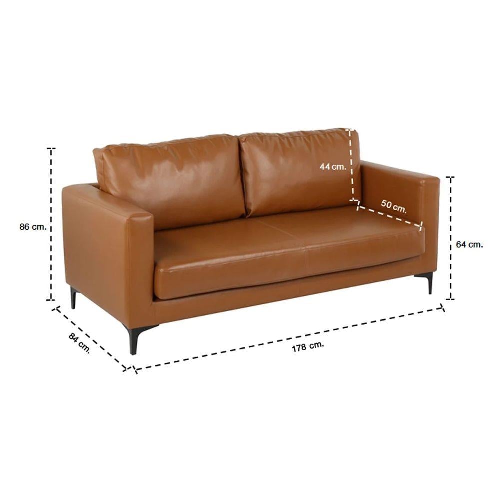 โซฟา 3 ที่นั่ง SB FURNITURE AUSTIN สีน้ำตาล