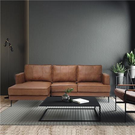 โซฟาเข้ามุมซ้าย SB FURNITURE LIMBO สีน้ำตาล_3