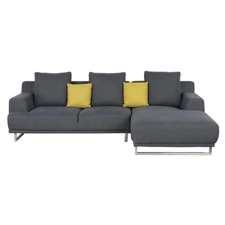 โซฟาเข้ามุมขวา SB FURNITURE GIRLY LA1502-16 สีเทาเข้ม