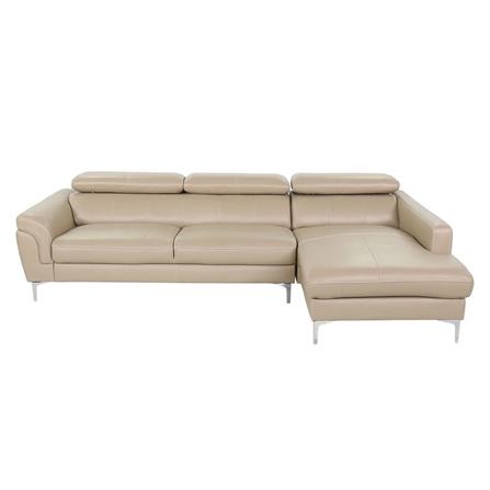 โซฟาเข้ามุมขวา SB FURNITURE GEEZER สีน้ำตาลอ่อน_1