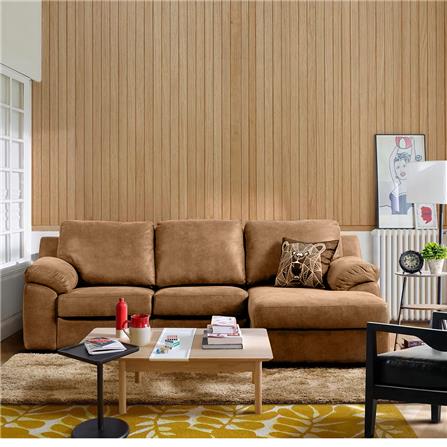 โซฟาเข้ามุมขวา SB FURNITURE MUTO 2 สีน้ำตาล_3