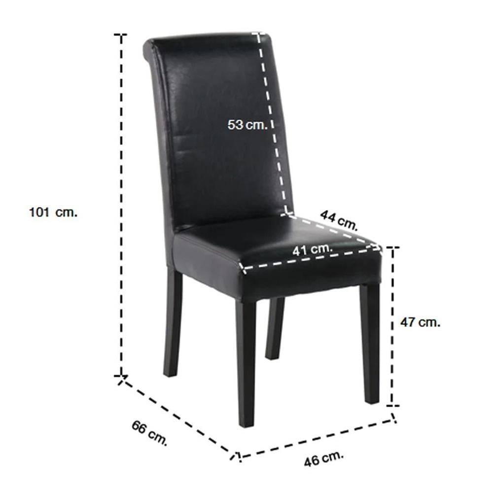 เก้าอี้ทานข้าว SB FURNITURE ZEAL ESPRESSO สีดำ