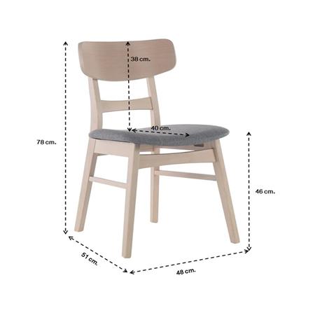เก้าอี้ทานข้าว SB FURNITURE WILFUL สีเทา_5