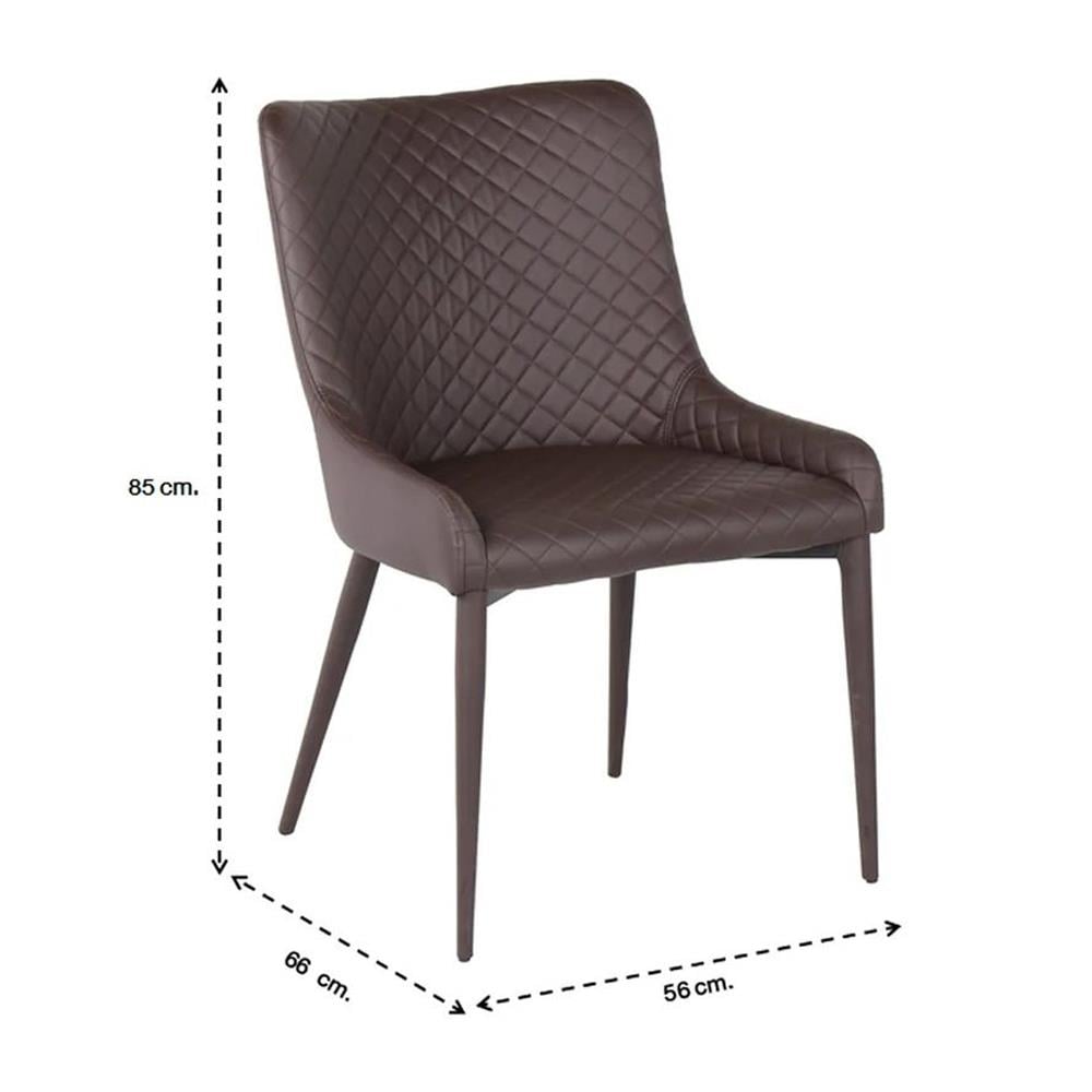 เก้าอี้ทานข้าว SB FURNITURE YAW สีน้ำตาล