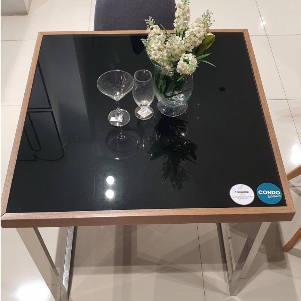 โต๊ะทานข้าว SB FURNITURE PLUTO สีดำ