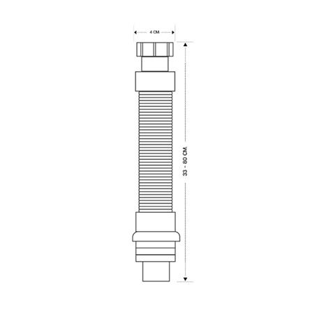 ท่อน้ำทิ้งอ่างล้างหน้าท่อย่น DONMARK GL-5309_2