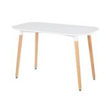 โต๊ะอาหาร SB FURNITURE LASTA A120 สีขาว