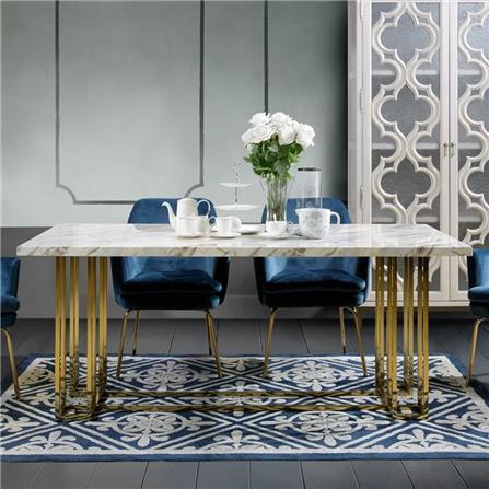 โต๊ะทานข้าว SB FURNITURE MUNDO สีขาว_2