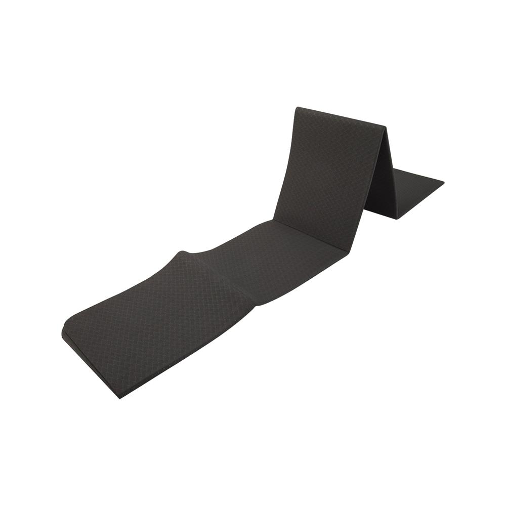 เสื่อโยคะแบบพับ 5 มม. N-ACTIVE สีดำ