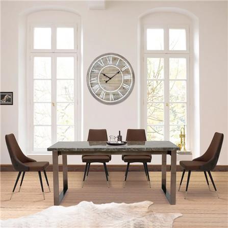 ชุดโต๊ะทานข้าว 4 ที่นั่ง SB FURNITURE PLATZ/TOPTAP สีน้ำตาล_4