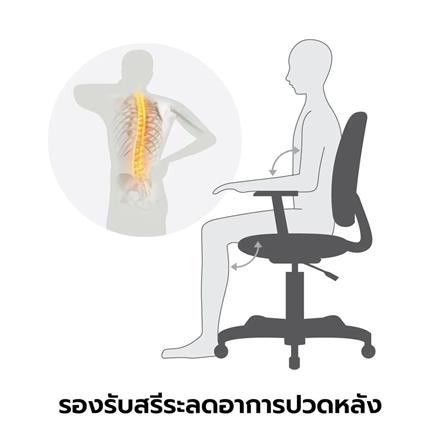 เก้าอี้สำนักงาน SB FURNITURE UNISON สีดำ_4