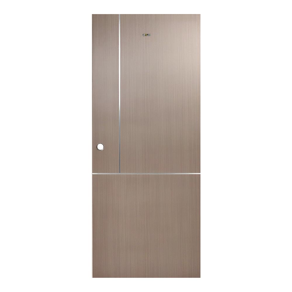 ประตูภายใน UPVC AZLE LT-11 80X200 ซม. สี SILVER GREY เจาะลูกบิด