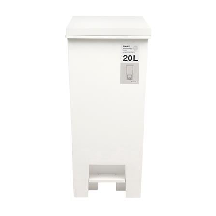 ถังขยะเหยียบเหลี่ยม STACKO MONO 20 ลิตร สีขาว_2