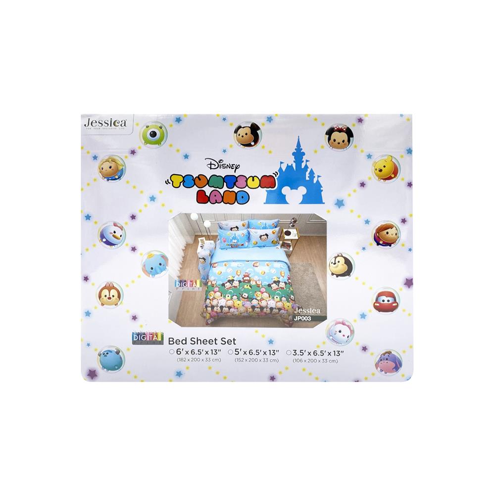 ชุดผ้าปูที่นอน 6 ฟุต 5 ชิ้น JESSICA TSUMTSUM 21073-JP003