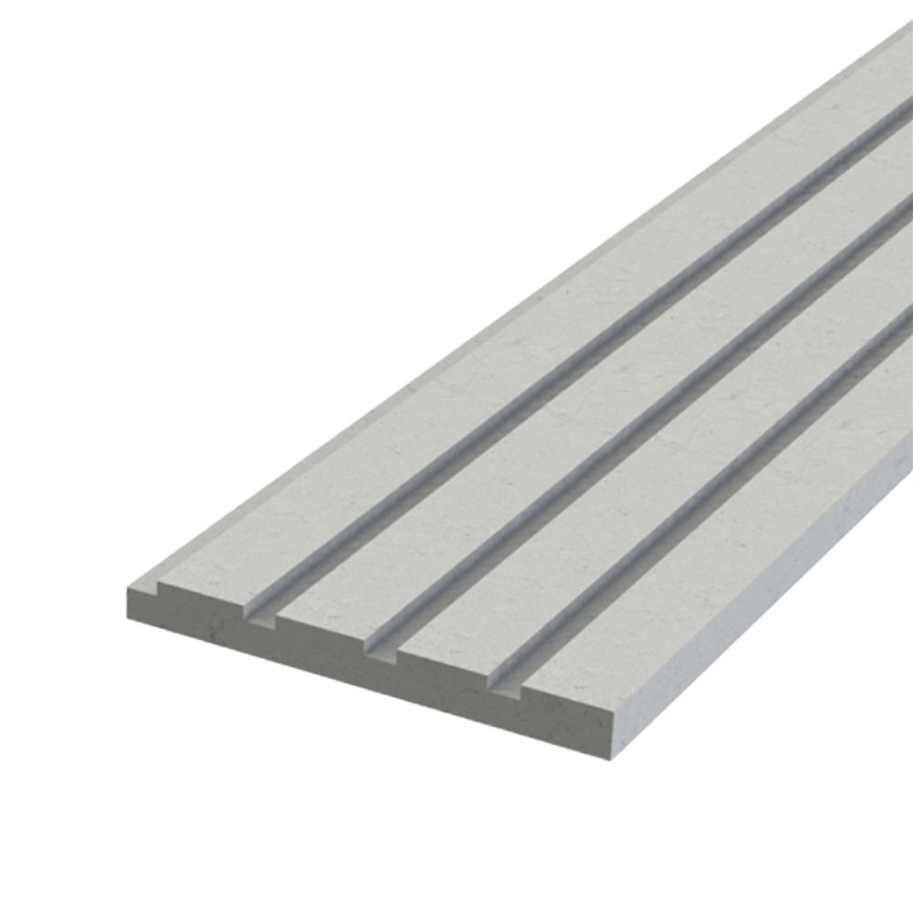 ไม้ตกแต่ง เซาะร่อง 1 นิ้ว ตราเพชร 1.6x15x300 ซม. สีธรรมชาติ