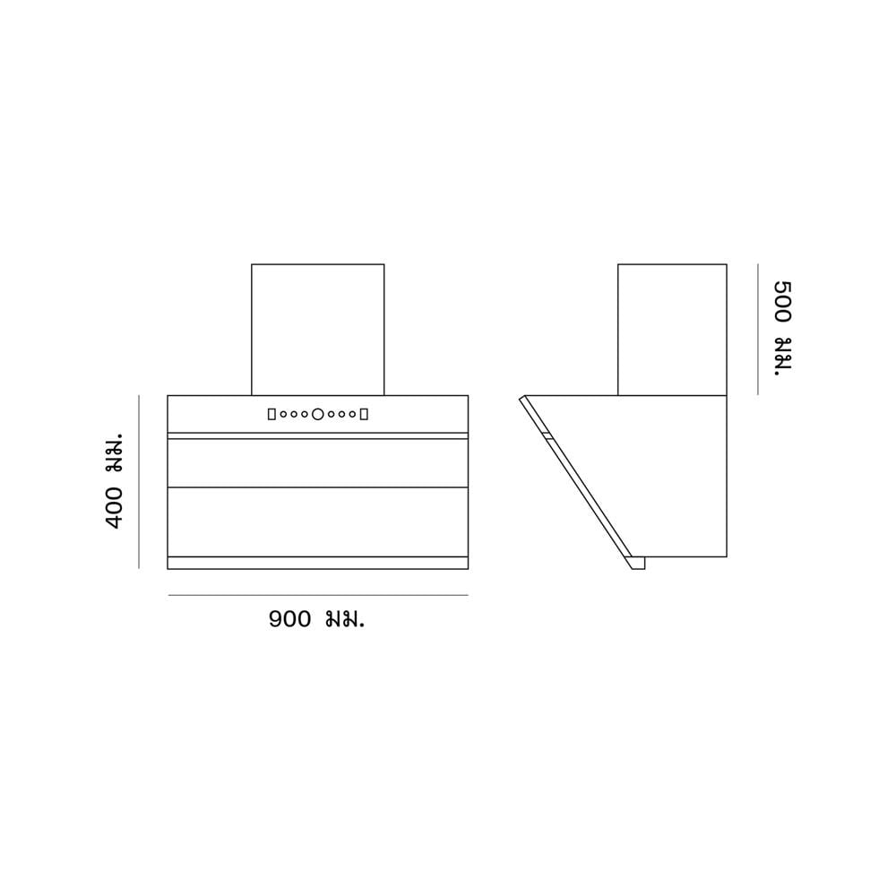 เตาฝัง+เครื่องดูดควัน DYNA HOME DH218VA+DH301A