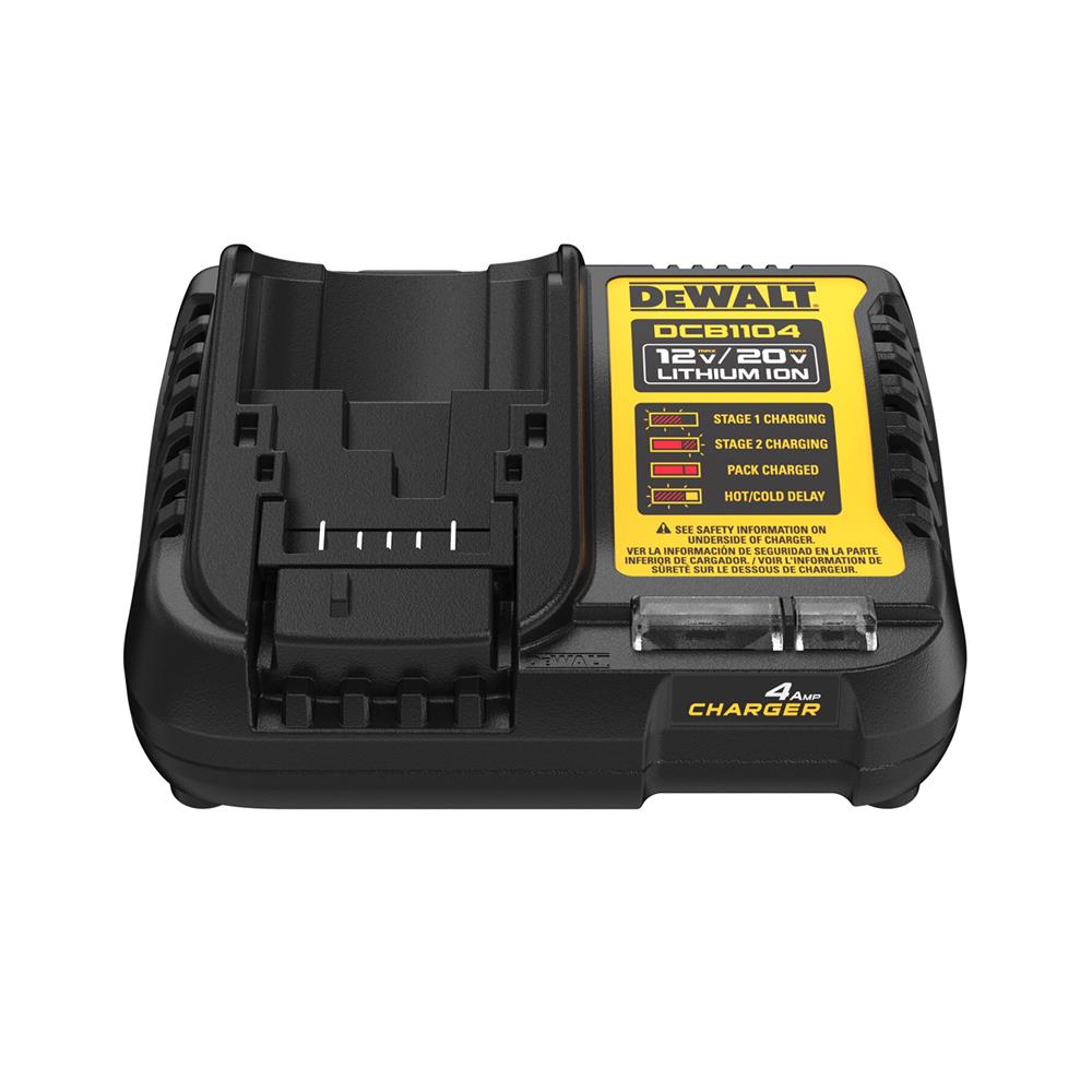 แท่นชาร์จ DEWALT DCB1104-B1 12-20 โวลต์ Max 4 แอมป์