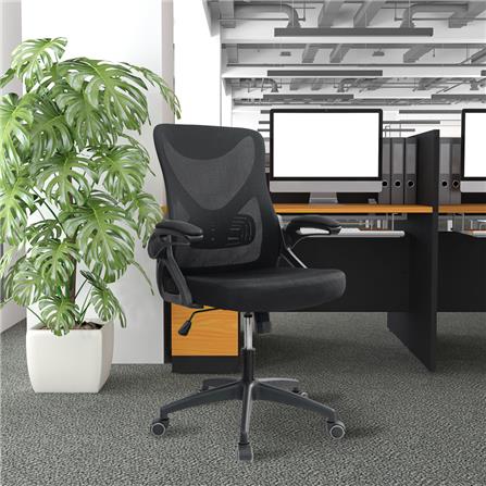 เก้าอี้สำนักงาน SURE FALCON PL-1712L สีดำ_5