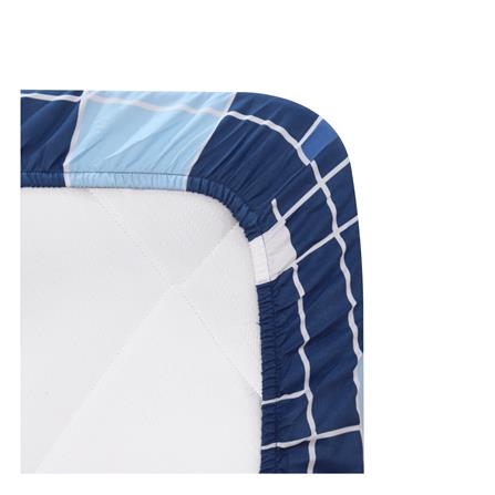 ชุดผ้าปูที่นอน 3.5 ฟุต 4 ชิ้น ME LIVING COLOR BLOCK สี NAVY_2