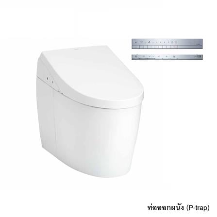 สุขภัณฑ์อัตโนมัติ TOTO NEOREST AH (CES9788PRVA) 3/3.8 ลิตร สีขาว (ท่อออกผนัง)_0