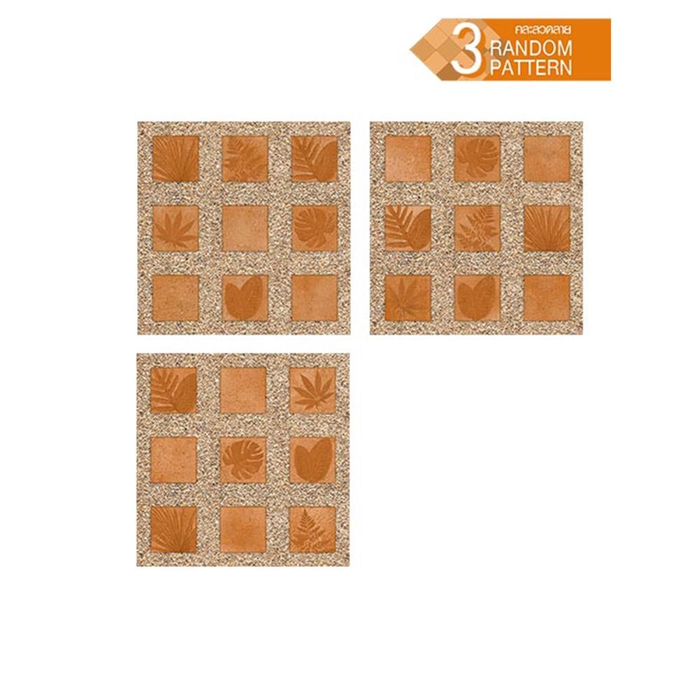 กระเบื้องพื้น 16x16 นิ้ว DURAGRES ซากาด้า น้ำตาล A 0.96 ตร.ม.