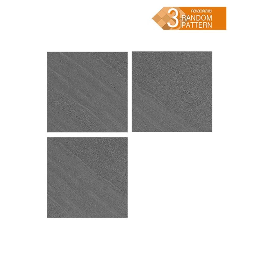 กระเบื้องพื้น 16x16 นิ้ว DURAGRES โฮเล่ เทาเข้ม A 0.96 ตร.ม.