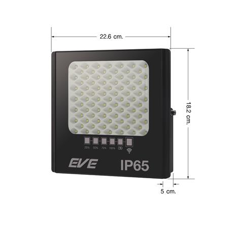 สปอตไลท์ SOLAR EVE 597051 60 วัตต์ DAYLIGHT สีดำ_6