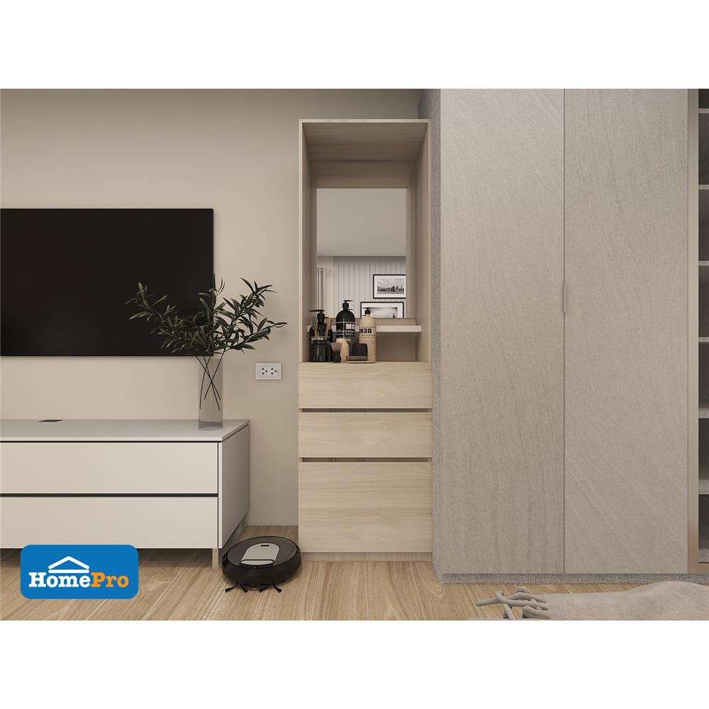 โต๊ะเครื่องแป้งแบบยืน BURO ANTARES DT60 60 ซม. สีอโรม่าโอ๊ค