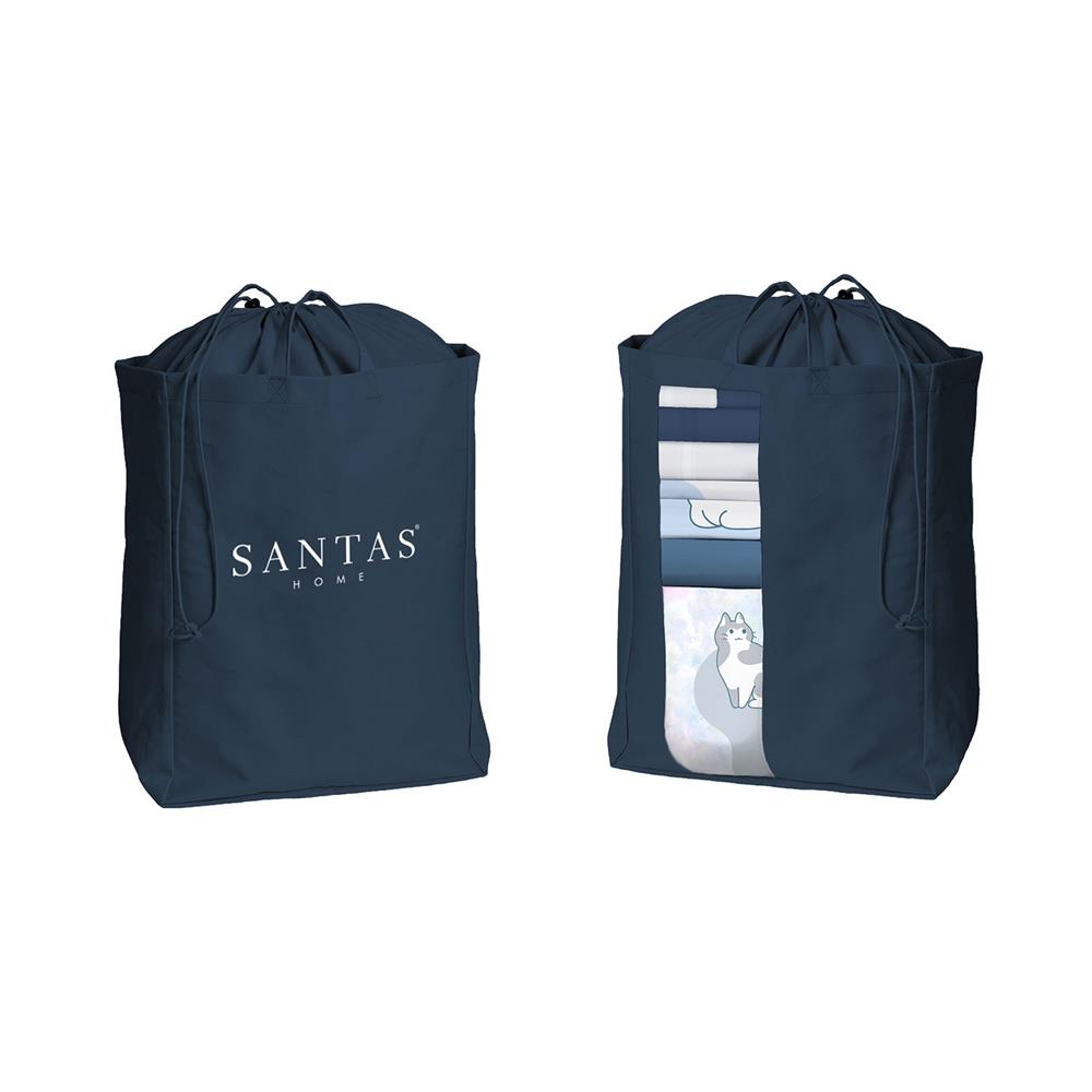 ชุดผ้าปูที่นอน 6 ฟุต 10 ชิ้น SANTAS FELINE BL