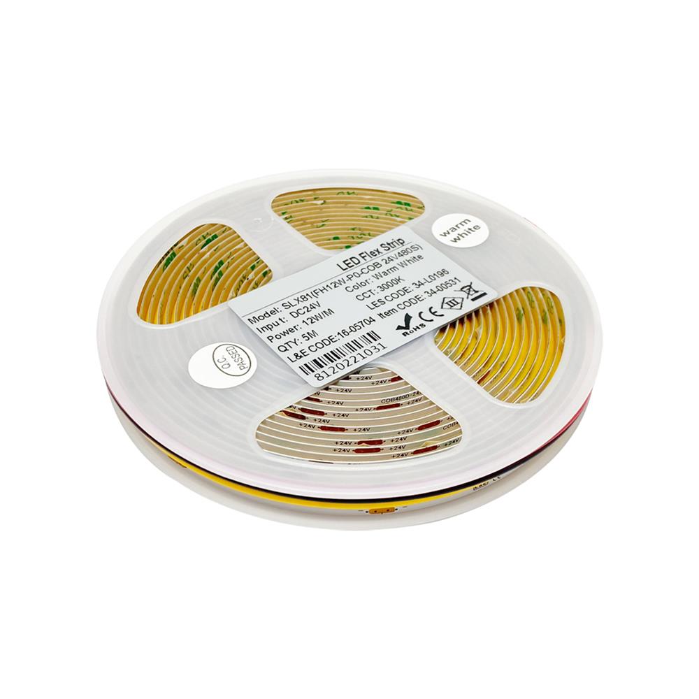 ไฟเส้น LED L&E 12 วัตต์ IP20 5 เมตร WARM WHITE