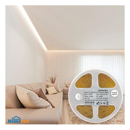 ไฟเส้น LED L&E 12 วัตต์ IP20 5 เมตร WARM WHITE_5