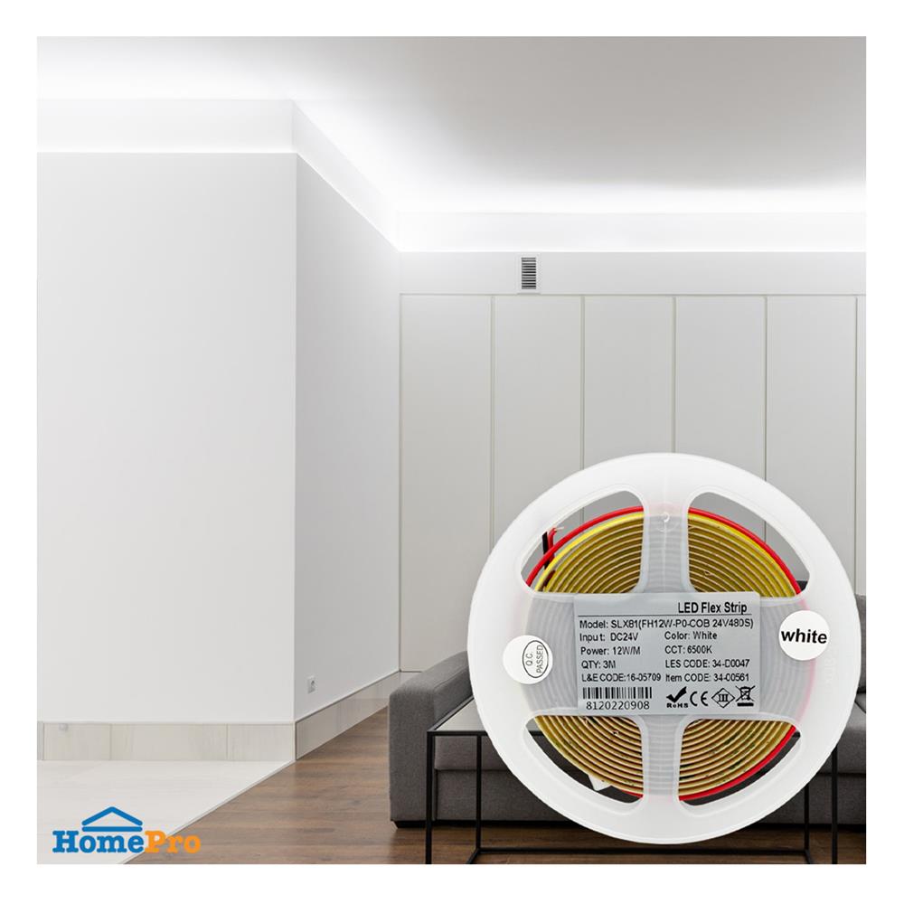 ไฟเส้น LED L&E 12 วัตต์ IP20 3 เมตร DAYLIGHT