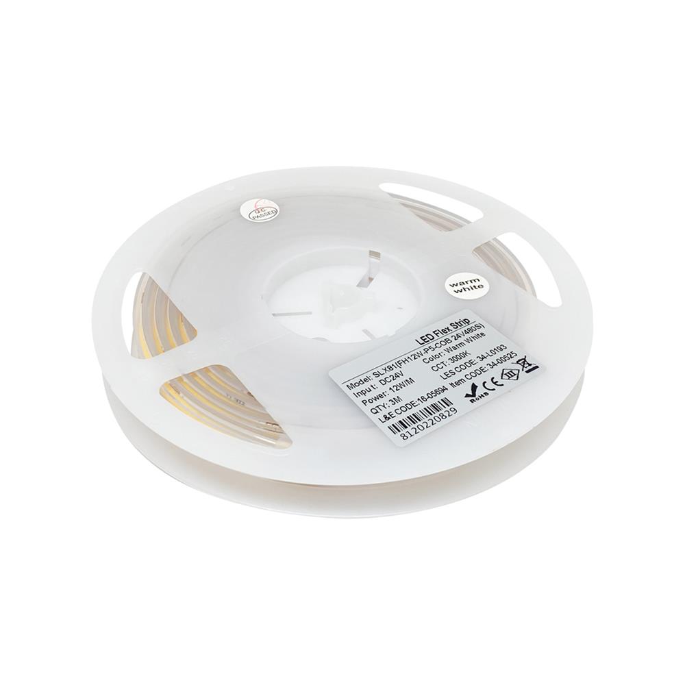 ไฟเส้น LED L&E 12 วัตต์ IP65 3 เมตร WARM WHITE