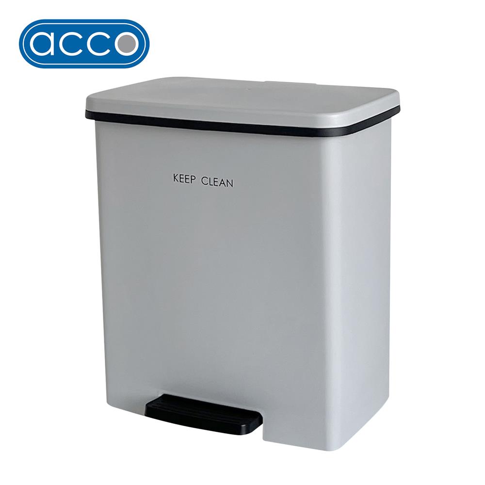 ถังขยะเหยียบเหลี่ยม DKW SOFT CLOSE 10 ลิตร สีเทา_1