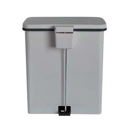 ถังขยะเหยียบเหลี่ยม DKW SOFT CLOSE 10 ลิตร สีเทา_3