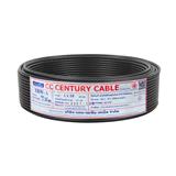 สายไฟ THW-A CENTURY 1X10 ตร.มม. 100 ม. สีดำ