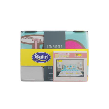 ชุดผ้าปูที่นอน 3.5 ฟุต 4 ชิ้น SATIN PLUS DORAMI PL026_4