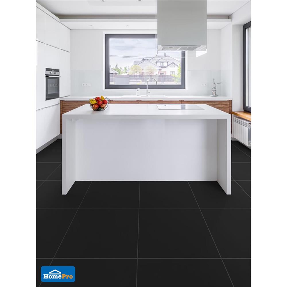 กระเบื้องพื้น 60x60 ซม. COTTO ดีพ ดำ PM 1.44M2