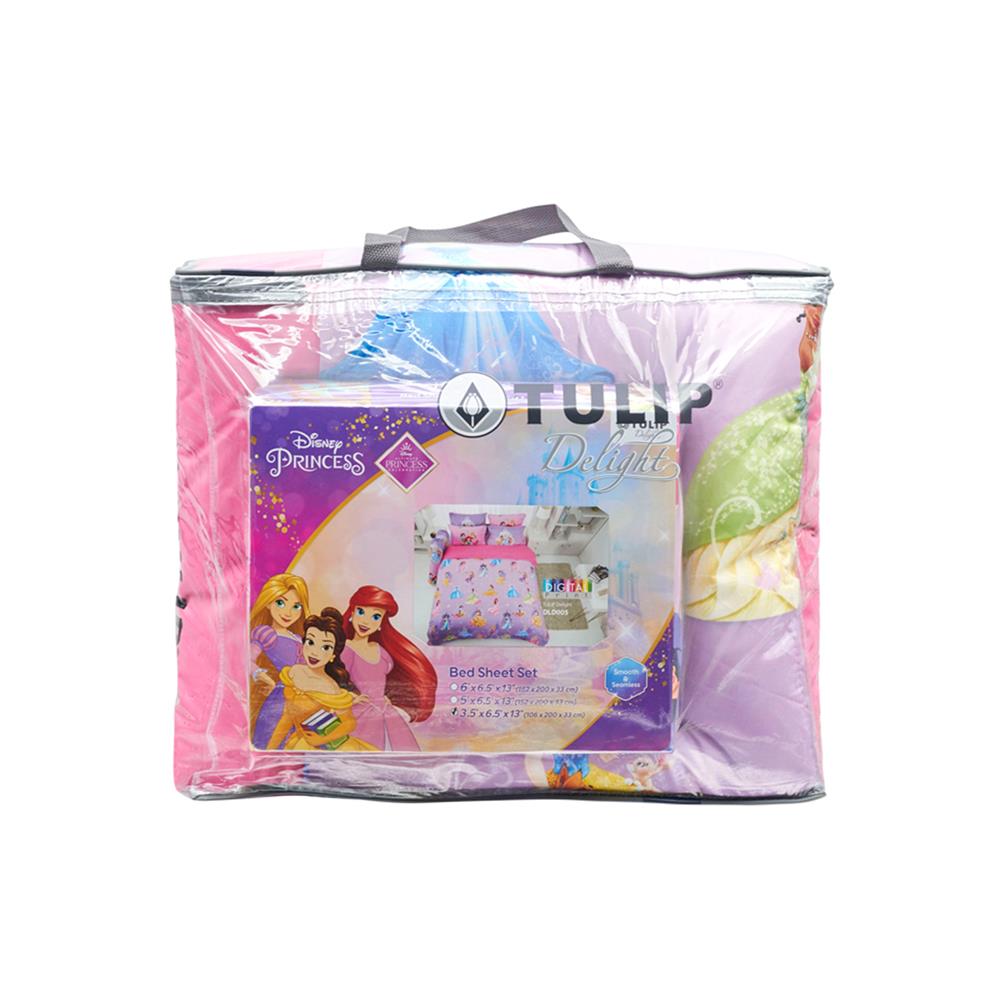 ชุดผ้าปูที่นอน 3.5 ฟุต 4 ชิ้น TULIP PRINCESS 60259-DLD005
