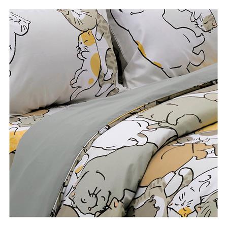 ชุดผ้าปูที่นอน 6 ฟุต 6 ชิ้น TULIP หมาจ๋า 60204-DLC131_1
