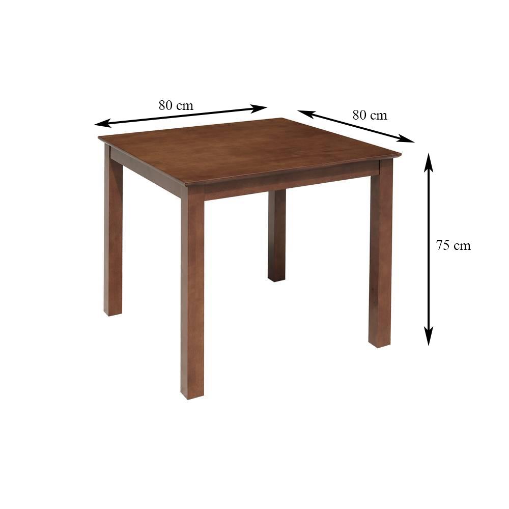 ชุดโต๊ะอาหาร 2 ที่นั่ง FURDINI NANO สี LIGHT WALNUT