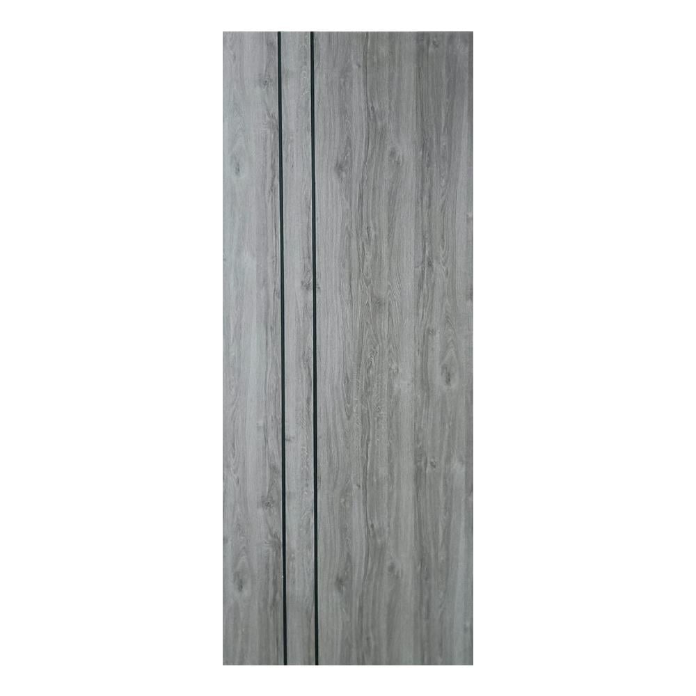 ประตูภายในเมลามีน AZLE L2 80x200 ซม. สีเทา (10653)