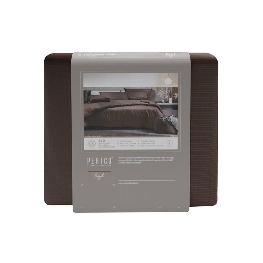 ชุดผ้าปูที่นอน 6 ฟุต 3 ชิ้น PERICO REGAL PRINT RE241