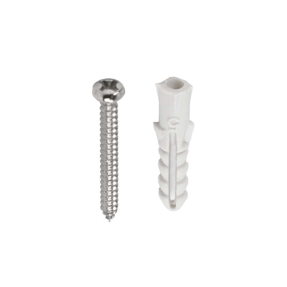 พุกพลาสติกพร้อมสกรู DEXZON เบอร์ 5 แพ็ก 25 ชิ้น