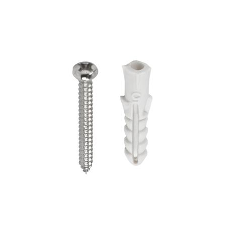 พุกพลาสติกพร้อมสกรู DEXZON เบอร์ 5 แพ็ก 25 ชิ้น_1