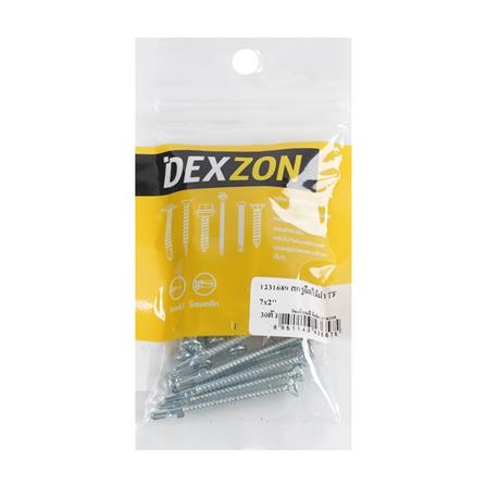 สกรูยึดไม้ฝา TF DEXZON 7x2 นิ้ว (แพ็ก 30 ชิ้น)_2
